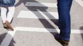 Child and parent walking