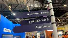 Sign pointing to different Bett exhibitions.