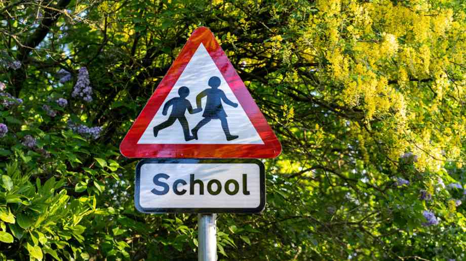 School road sign