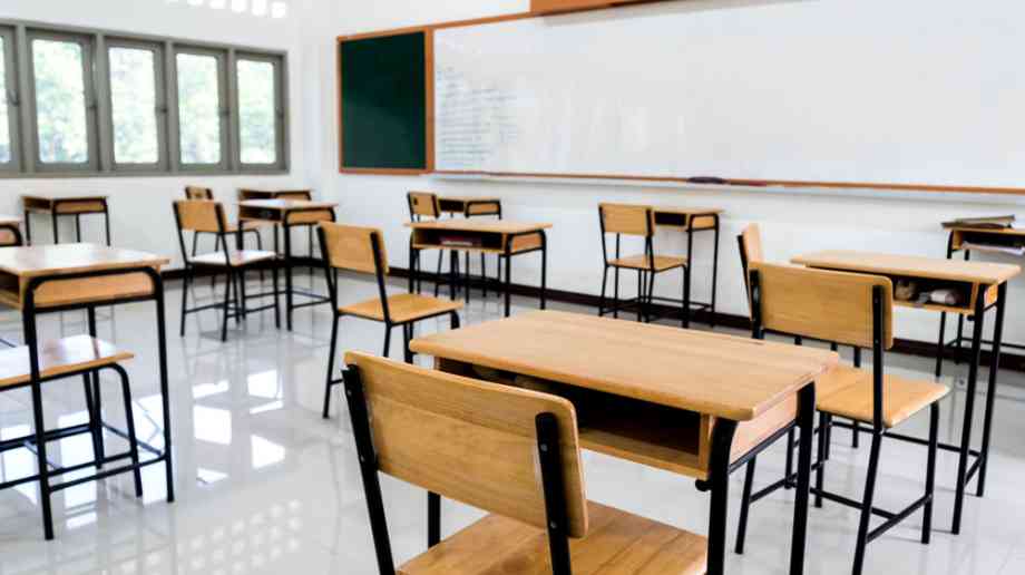 Empty classroom