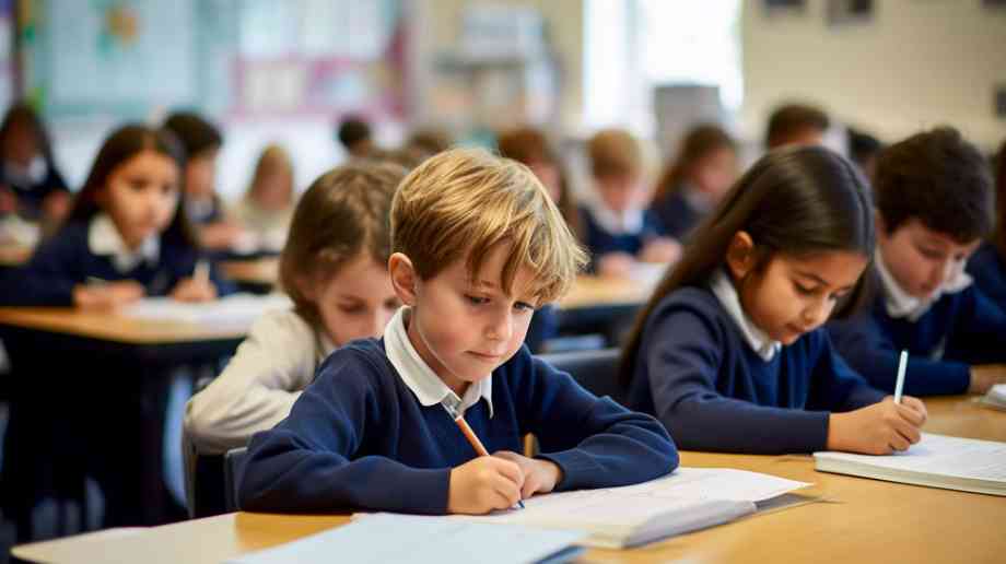Children in classroom