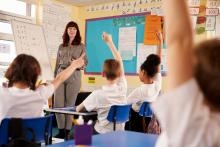 Teacher in classroom