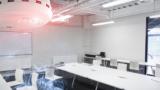 Fire in classroom