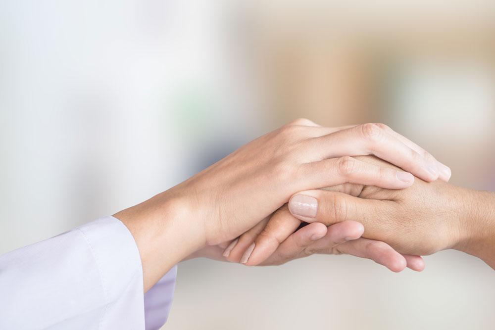 Hand holding
