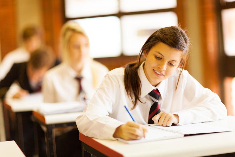 Students in exam