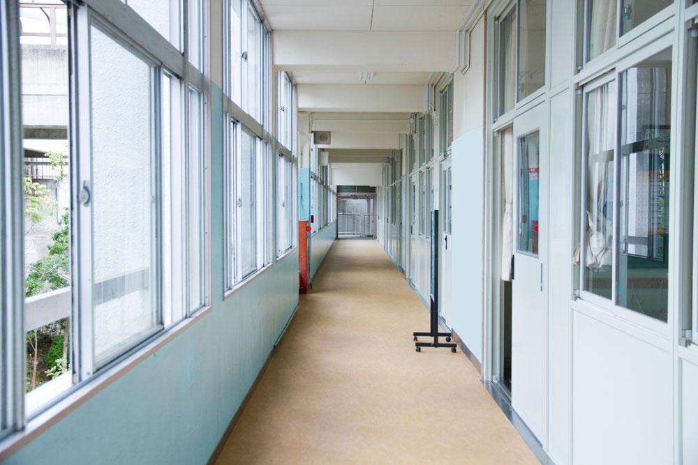 School hallway