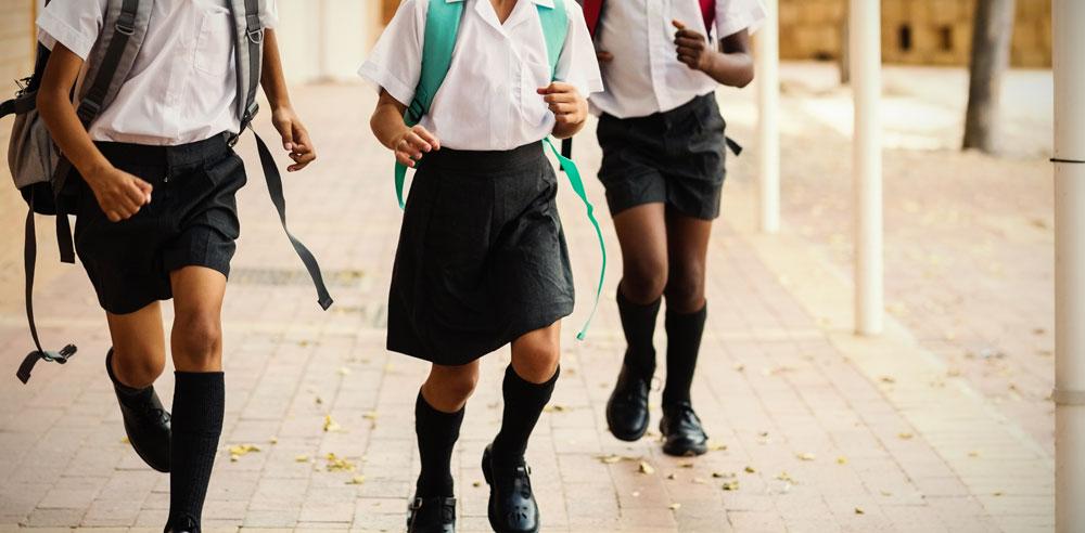 Kids running
